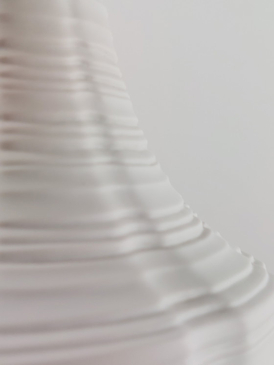 Image 1 of Vintage bisque porcelain vase Heinrich Relief 1970