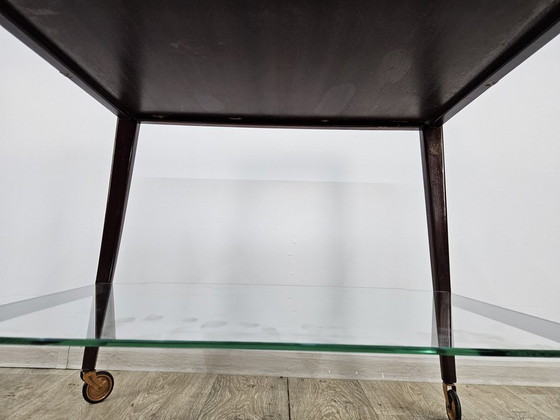 Mobile Bar Table, France, 1960s – Dining tables, Glass, Mid Century Modern (photo 16 of 21)