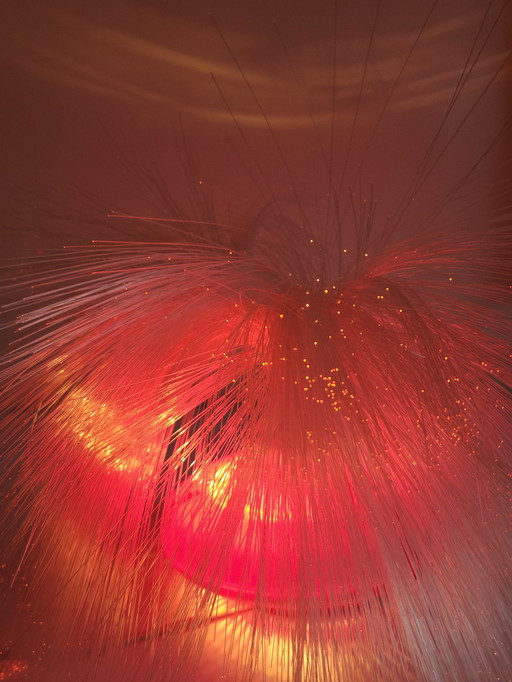 Lampada a fibre ottiche sovietica d'epoca