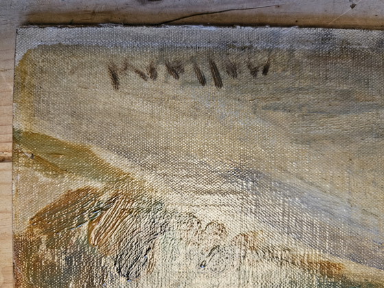 Image 1 of G.H.B. Holland, pintura al óleo sobre lienzo sobre tablero duro