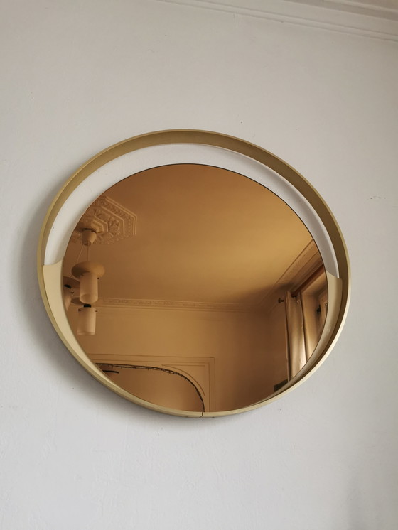 Image 1 of Grande specchio dorato vintage