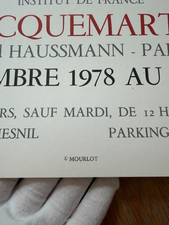 Image 1 of Marc Chagall (1887–1985), La Ruche et Montparnasse Exhibition Poster (1979, Musée Jacquemart-André), Printed in France
