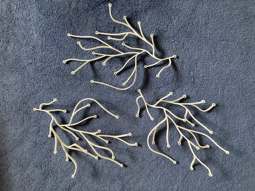 Vitra Algues wall decoration 45 pieces white