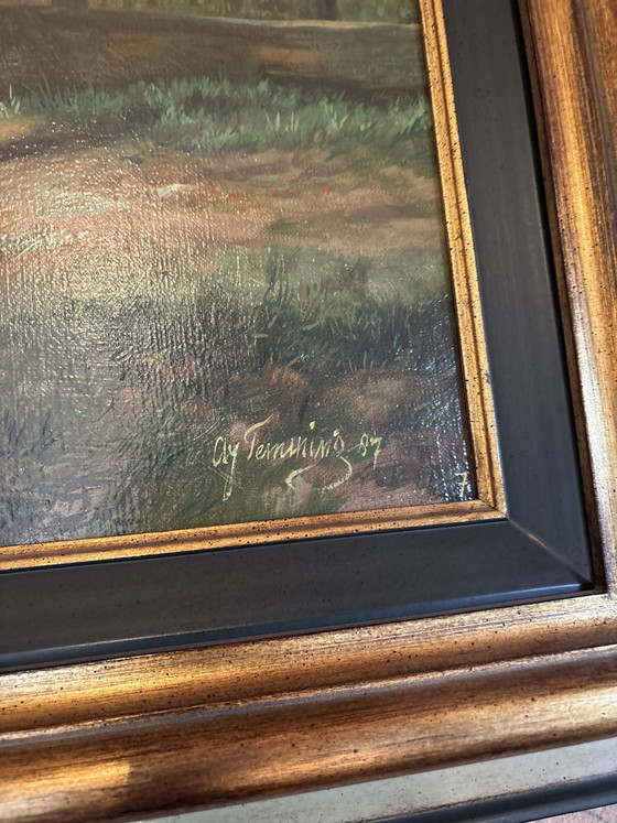 Image 1 of Schilderij van temming