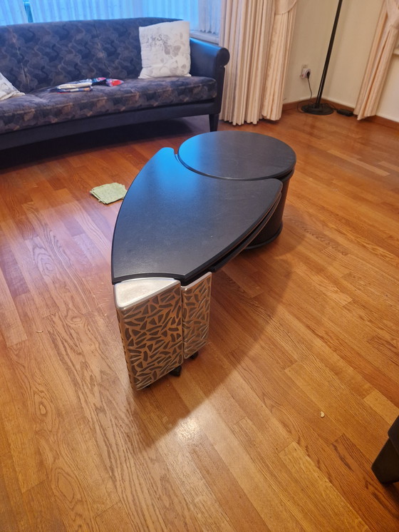 Image 1 of Leolux Meropida Coffee Table | Rotating Tops | Dutch Design