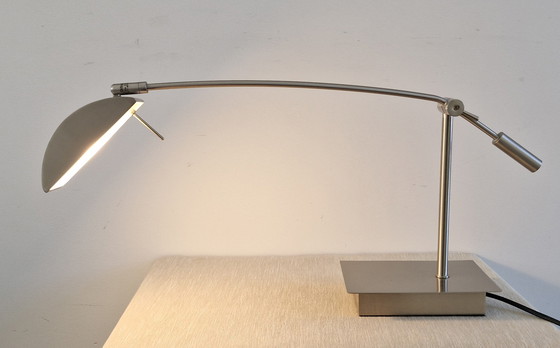 Image 1 of Table/Desk Lamp Geos by Lucide Belgium - Matte Chrome