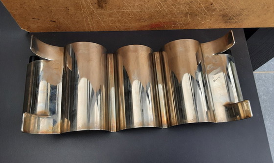 Image 1 of Portabottiglie d'epoca in cromo, molto buono, 1960