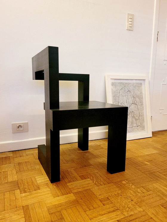 Image 1 of Steltman Chair Gerrit T. Rietveld Numbered Edition with Certificate Rietveld by Rietveld