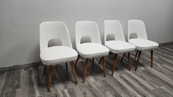 Image 1 of Eetkamerstoelen van Oswald Haerdtl voor Ton