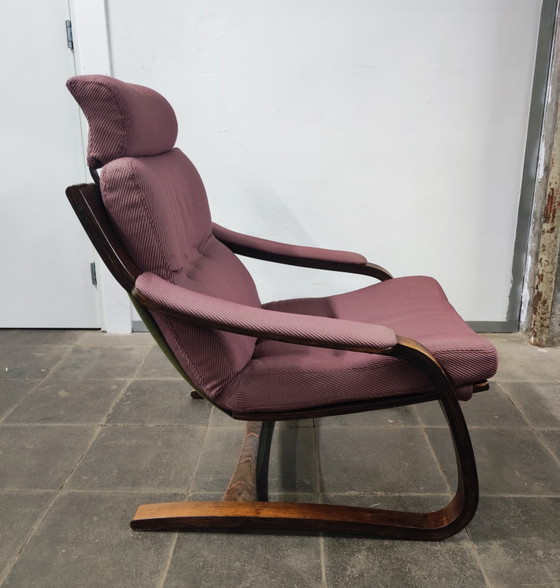 Set di 2 poltrone, design Åke Fribytter, per Nelo Möbel Svezia – Textile, Wood (photo 4 of 8)