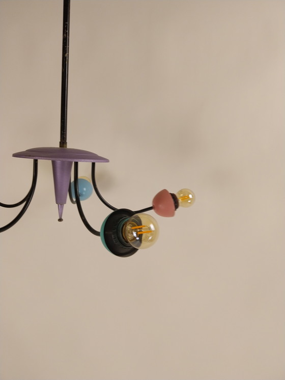 Image 1 of 1 lámpara sputnik italiana estilo stilnovo años 50