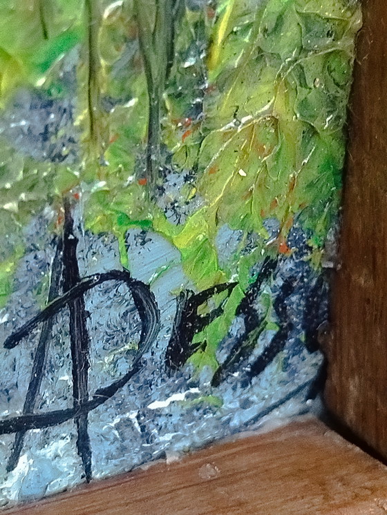 Image 1 of Petit tableau style impressionniste 