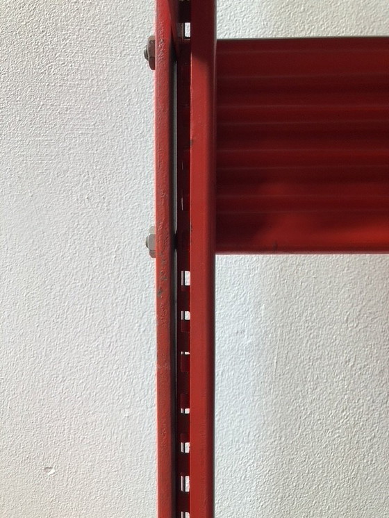 Image 1 of Libreria "Congresso" di Lips Vago, rosso segnale, 1968