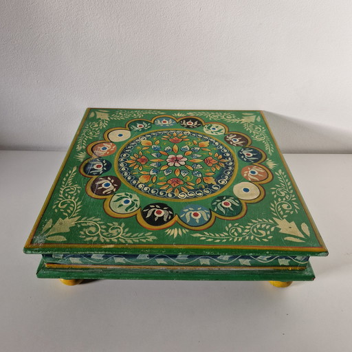 Vintage plant table Indian side table 90s