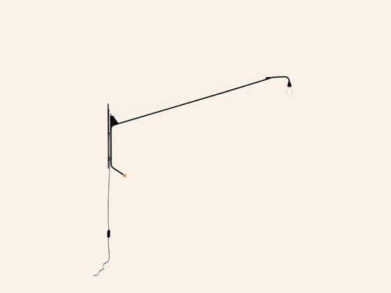 Vitra Potence Wandleuchte – Schwarz | Jean Prouvé – Wandleuchten, Metal, Wood (photo 5 of 5)