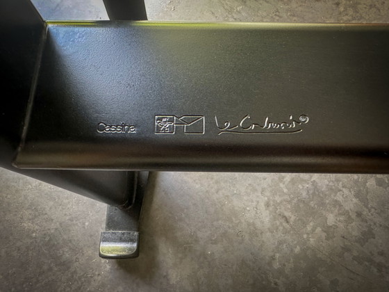 Image 1 of Le Corbusier / Perriand chaise longue in black leather