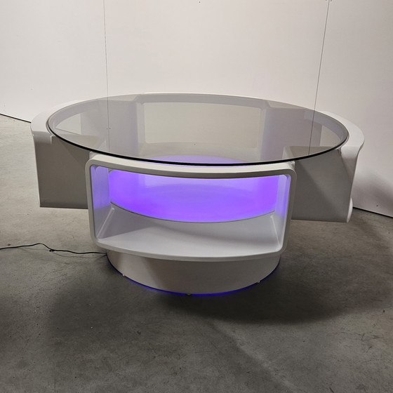 Image 1 of Tavolino da caffè Space Age Curver, illuminato