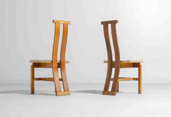 Image 1 of Sculptural 1980s dining chairs
