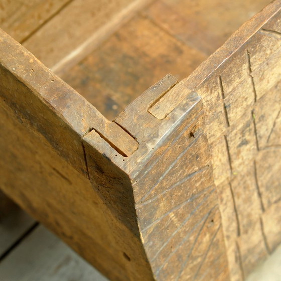 Image 1 of Baúl de pastor antiguo, década de 1850