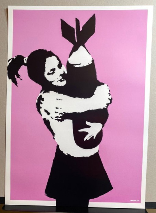 Banksy (1974) - Bomb Love (Bomb Hugger)