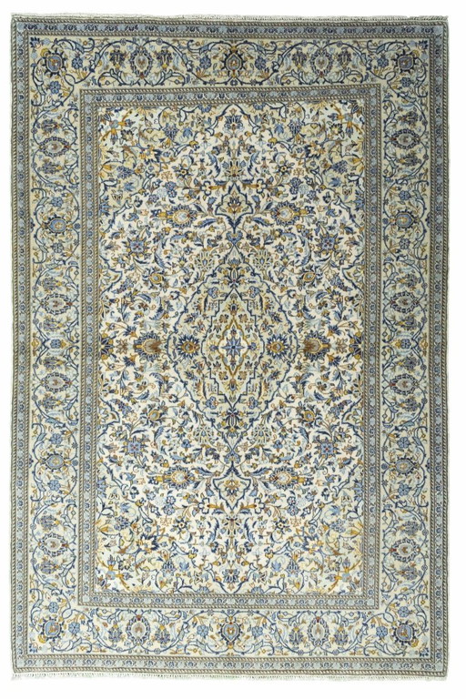 Tapis d'Orient Kashan - Noué à la main en laine kork fine - 210 x 140 cm
