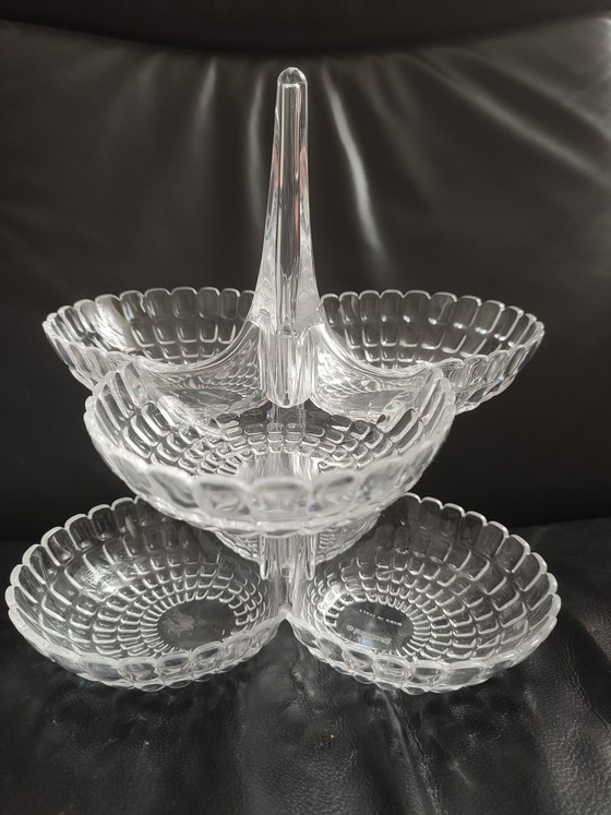 Image 1 of Guzzini Etagère schaal Pio & Tito Toso 2x Transparant hors-d'oeuvre tapas aperitivo snacks hapjes