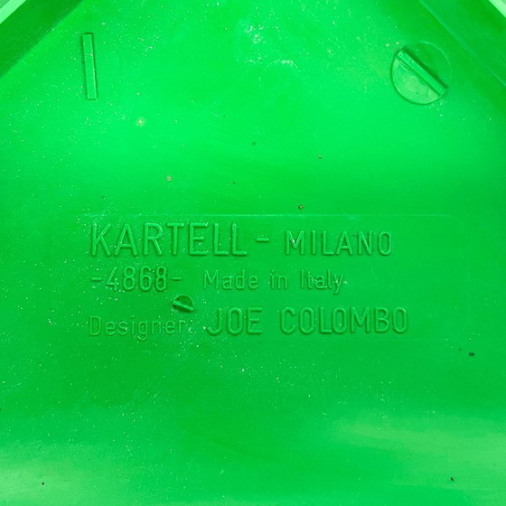 Image 1 of Green Model 4868 Universale Chair by Joe Colombo for Kartell, 1970s