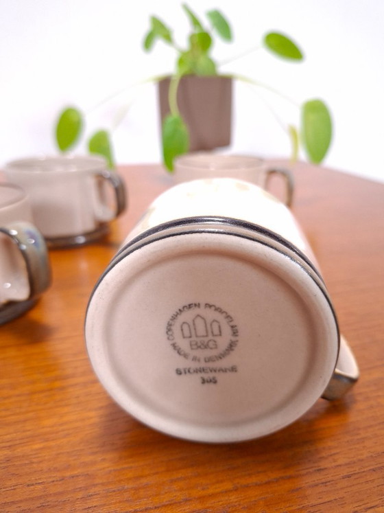 Image 1 of Juego de tazas de café de porcelana danesa Copenhagen B&G Stoneware