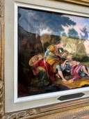Quadro smaltato Art Limoges R.Restoueix anni '60