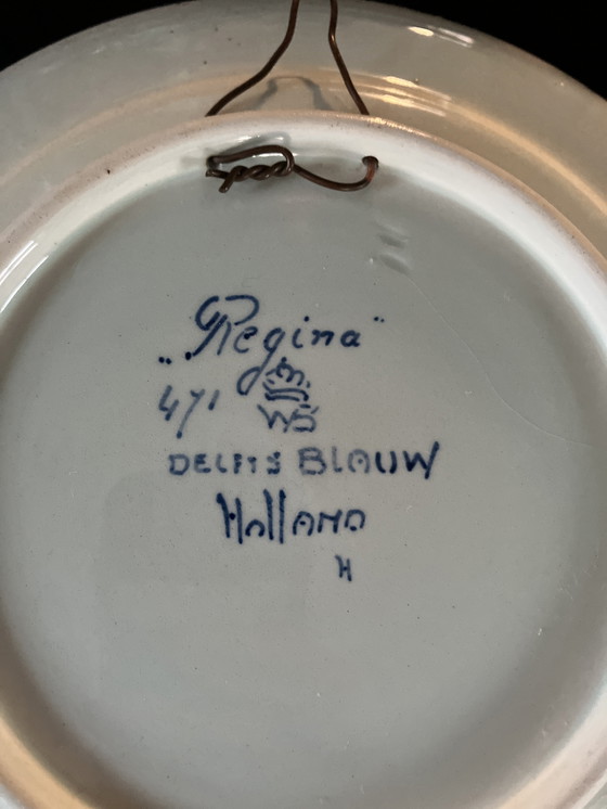 Image 1 of Regina 471 WS Delft Blue wall plate