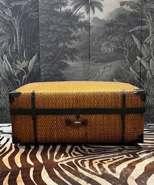 Burma Rattan Suitcase