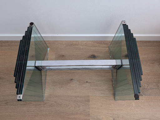 Pied en cristal table basse gallotti & Radice 