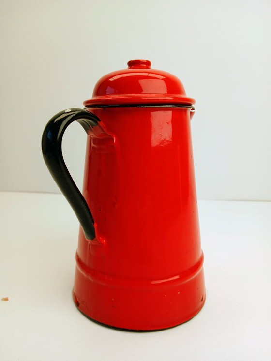 Image 1 of Vintage Enamel Jug