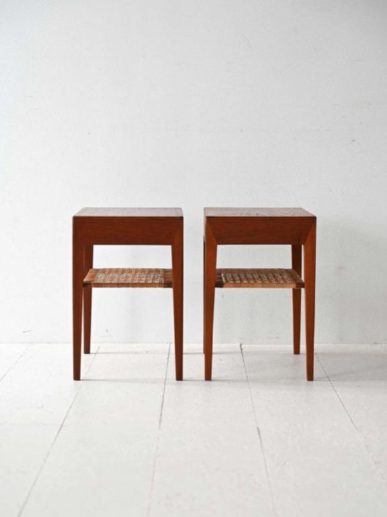 Image 1 of Deense nachtkastjes van Severin Hansen