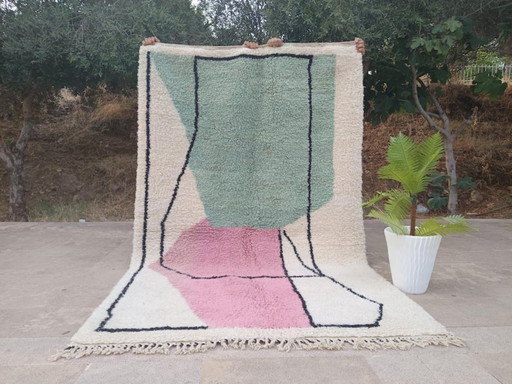 Tapis marocain traditionnel en laine 200cmx150cm