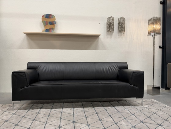Design on Stock Bloq 3-Sitzer schwarzes Leder, 3-5 Sitzer Sofas (Foto 2 von 9)