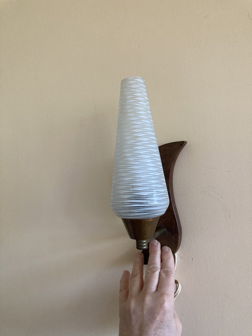 Vintage dänische Wandlampe