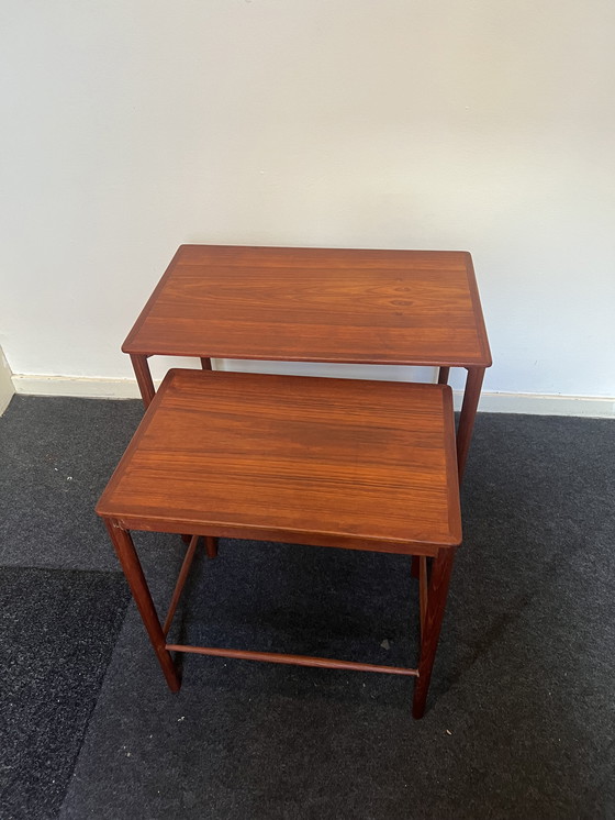 Image 1 of Tables gigognes vintage Grete Jalk For Poul Jeppesen