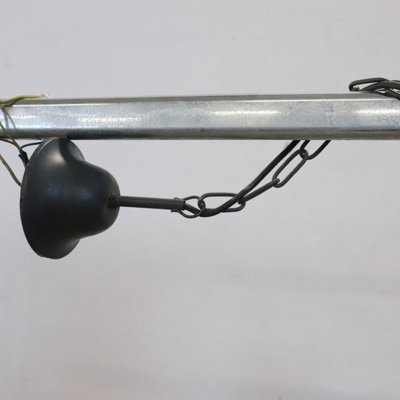 Image 1 of Lampadario vintage di grandi dimensioni in ferro a forma di palloncino, 12 lampadine