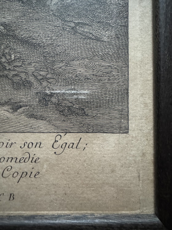 Image 1 of 18th century engraving by Crispin