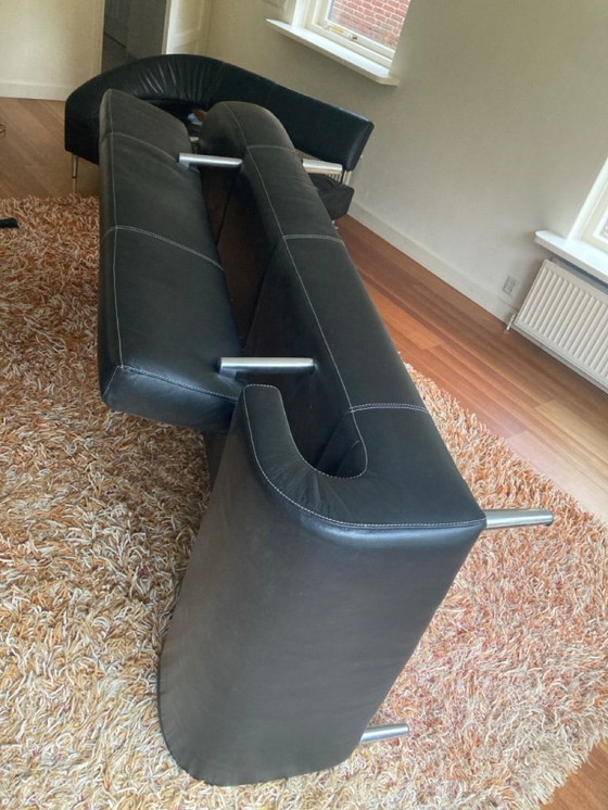 Image 1 of Vol de Rêve van Leolux; hoekbank, kussens en hocker.