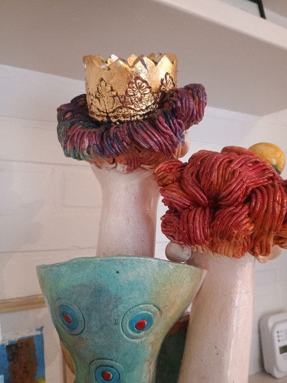 Sculptuur My prins charming – Annaart, Beeldhouwkunst, Keramiek, Goud (photo 12 of 14)