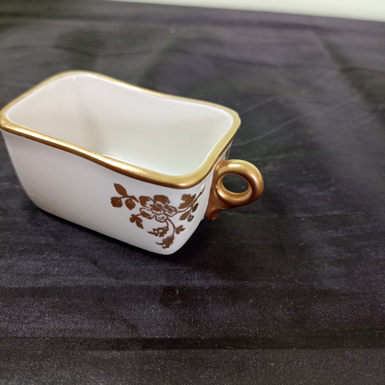 Wunderschöne antike Porzellan-Teekanne auf Réchaud – Pariser Eleganz von Pillivuyt – Geschirr, Ceramic (photo 10 of 14)