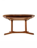 Tavolo da pranzo danese vintage estensibile XXL, Dyrlund '70