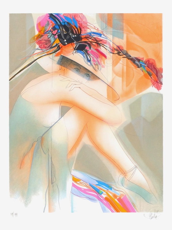 Image 1 of Jean-Baptiste VALADIÉ Marilyne Litografia firmata 1990