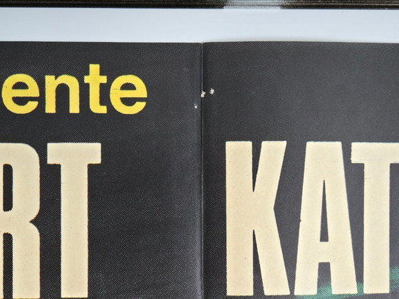 Image 1 of ORIGINELE VINTAGE POSTER 120x160cm DE ODYSSEE VAN DE AFRICAN QUEEN HUMPHREY BOGART