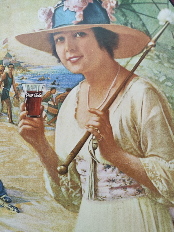 Image 1 of 2 x Coca-Cola advertising sign