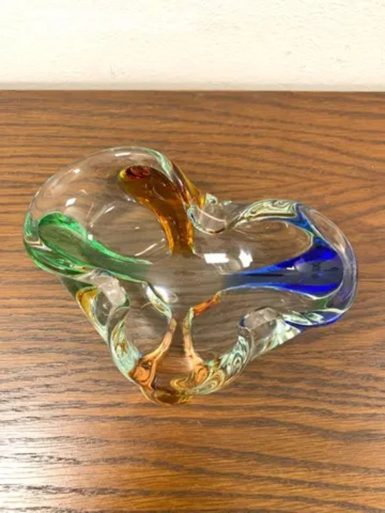 Image 1 of Service à Verre Mid-Century Rhapsody par František Zemek, Verre d'Art tchèque, 1960s