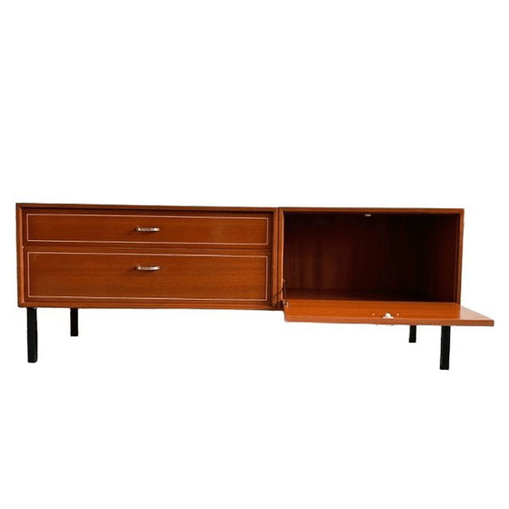 Image 1 of Vintage Deens design Kempkes lowboard tv kast 1960's