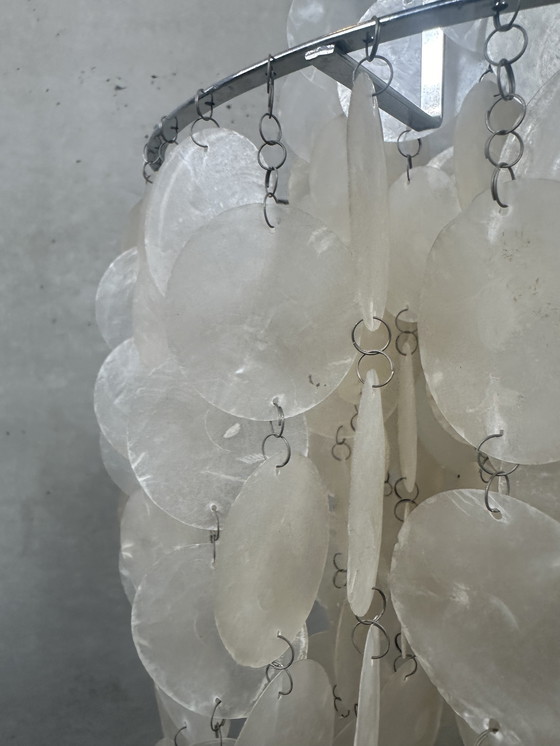 Image 1 of Lampada a sospensione capiz vintage